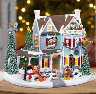Casa Navidad Disney Costco Luces