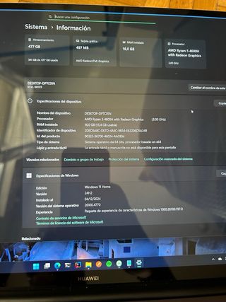 Huawei Matebook 14 - Gris Plata