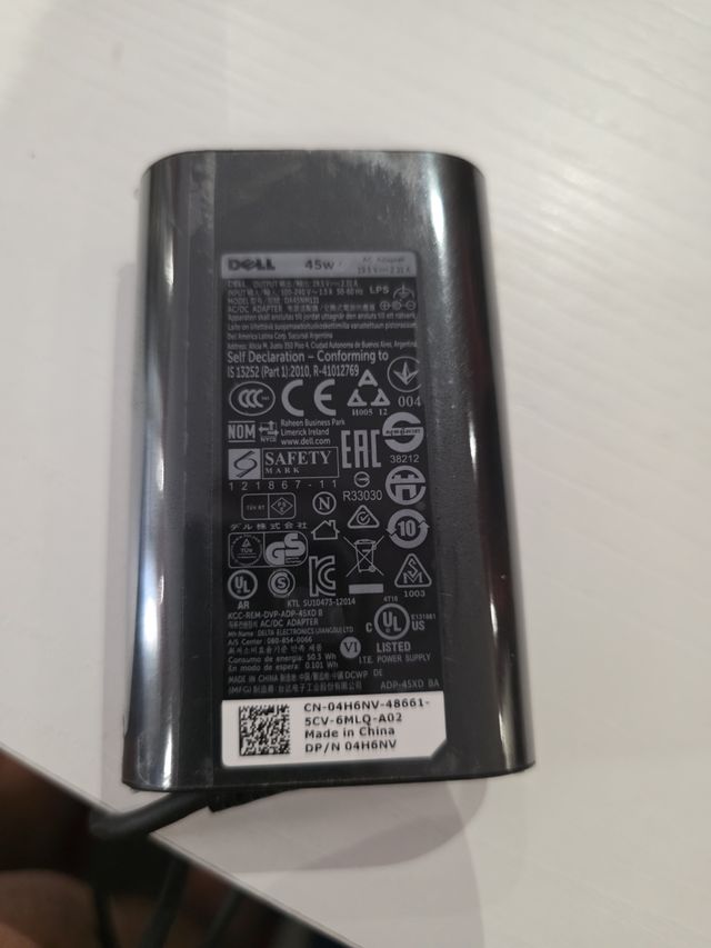 Cargador original Dell 45w portátil