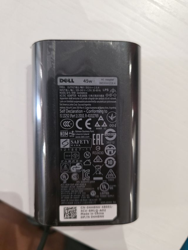 Cargador original Dell 45w portátil