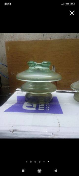 Jícara Aislador eléctrico antiguo