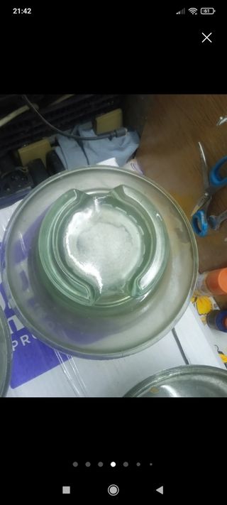 Jícara Aislador eléctrico antiguo