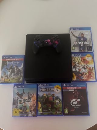 PS4 (PlayStation 4) + 6 Juegos