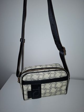 Bolso bandolera TOUS blanco-negro