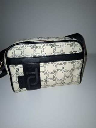 Bolso bandolera TOUS blanco-negro