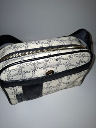Bolso bandolera TOUS blanco-negro
