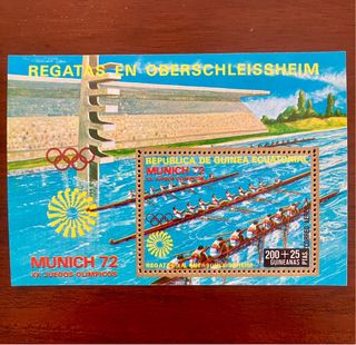 Sello Guinea Ecuatorial Olimpiadas Munich 1972