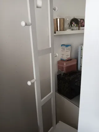 Joyero Espejo Blanco c/Ruedas