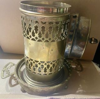 Antiguo quemador turco incienso bronce siglo XVIII