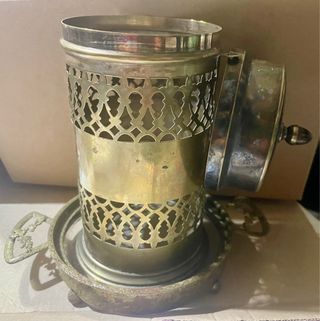 Antiguo quemador turco incienso bronce siglo XVIII