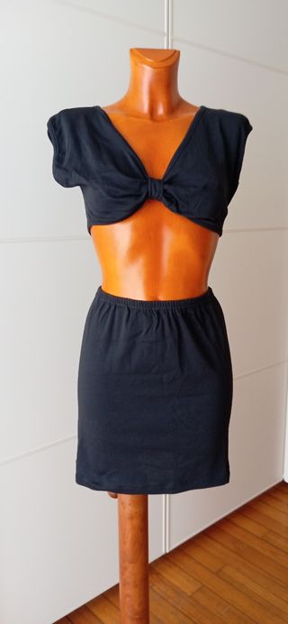 Conjunto falda y top vintage años 90.
