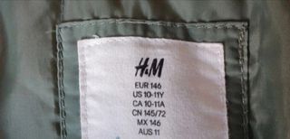 Cazadora bomber H&M T. 10 años - Impecable