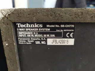 Altavoces Technics - 5 altavoces