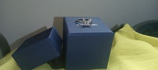 Anillo mariposa Swarovski plata