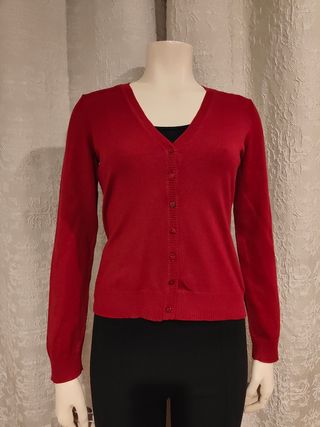 Cardigan rojo Camaïeu
