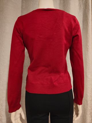 Cardigan rojo Camaïeu