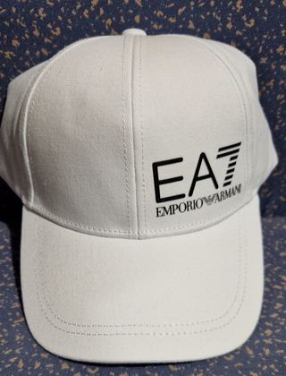 Gorra Deportiva Emporio Armani EA7 Blanca / Negra.