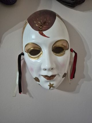 Máscara veneciana porcelana