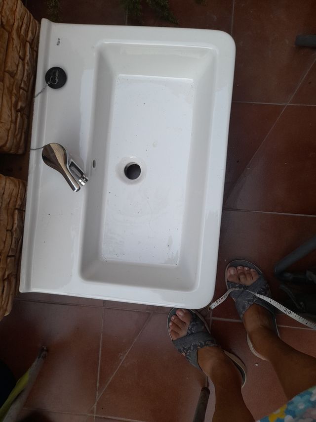 Lavabo Roca blanco porcelana