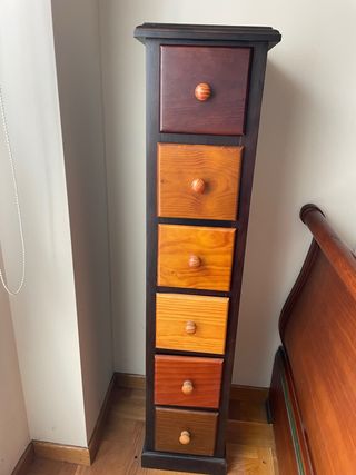 Cómoda 7 cajones - Madera multicolor