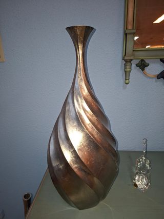 Jarrón dorado y plateado - Decoración