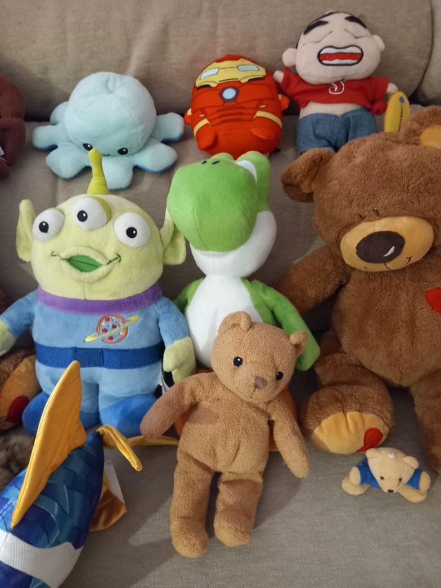 Peluches Variados - 12 Unidades