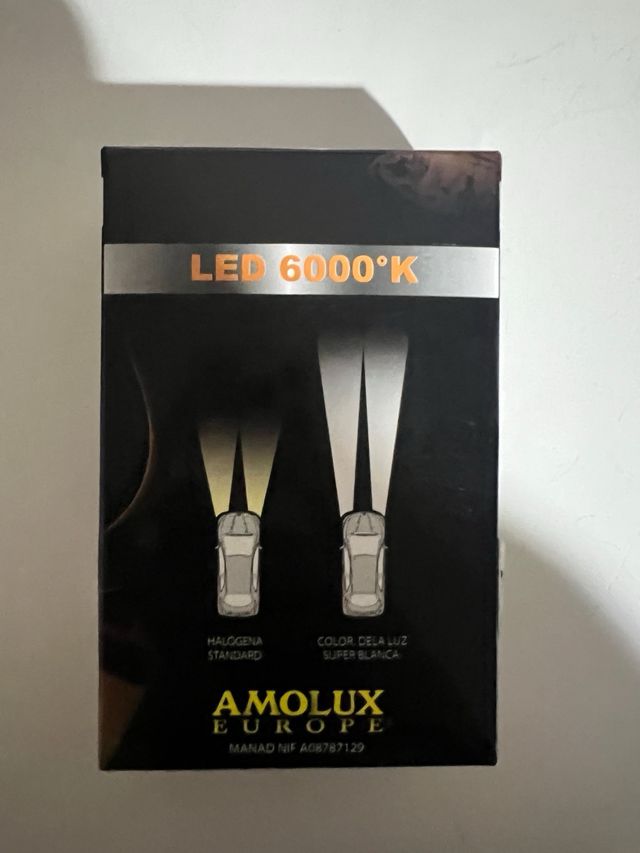 Bombillas LED H7 Amolux Europe 6000ºK