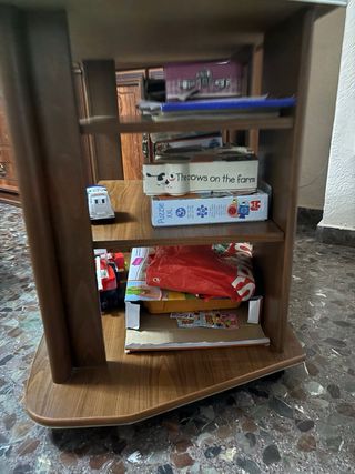 Mesa madera marrón