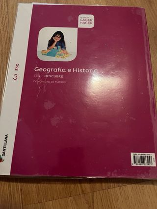 3 LIBROS: GEOGRAFIA E HISTORIA SERIE DESCUBRE