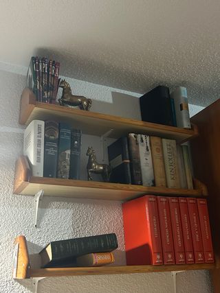 Librerie da parete in legno - 4 moduli