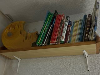 Librerie da parete in legno - 4 moduli