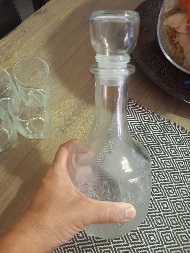 Juego vasos cristal - 6 unidades