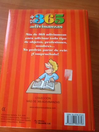 libro con más  de 365 adivinanzas