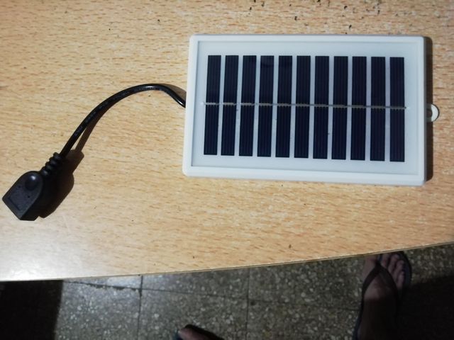 Placa solar USB - cargador móvil