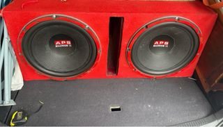 Subwoofer APS Millennium 15" - Rojo