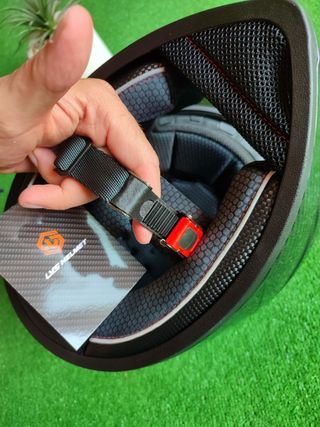 Casco moto integral pintura carbono talla XL 