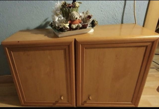 mueble madera  maciza vintage 2 puertas