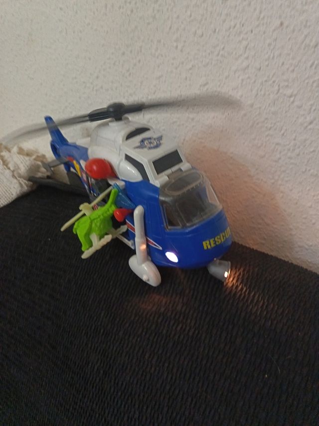 Helicóptero rescate luz sonido