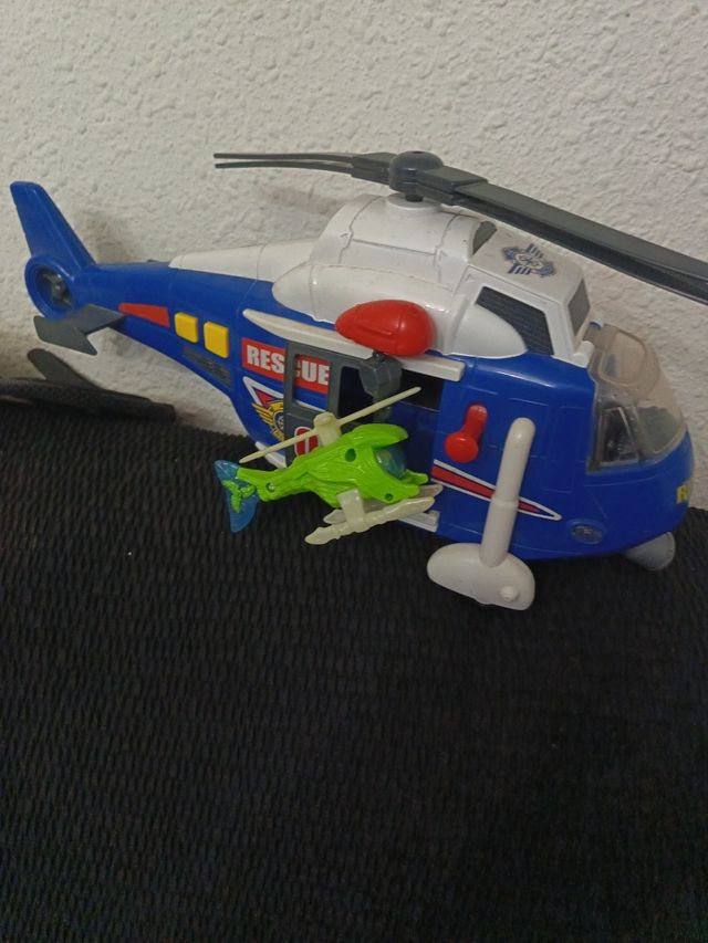 Helicóptero rescate luz sonido