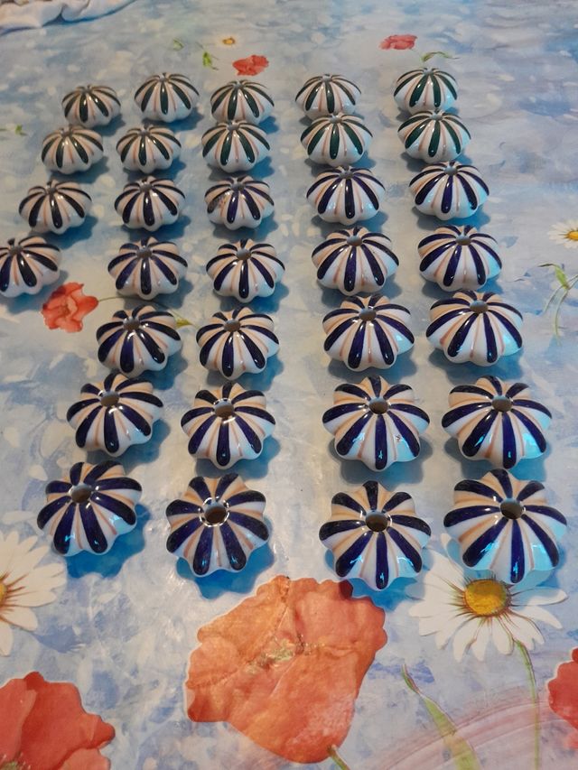 32 alças de porcelana vintage