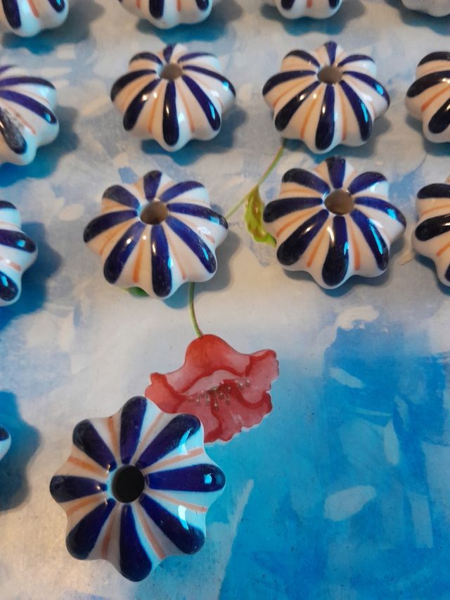 32 alças de porcelana vintage