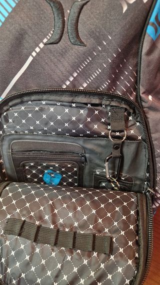Mochila Hurley Azul y Negra
