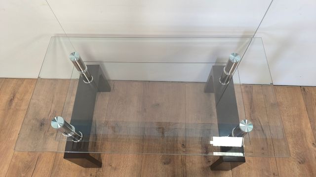 MESA CENTRO ,BAJA,AUXILIAR DE CRISTAL MODERNA