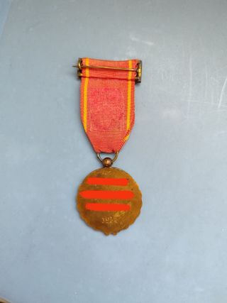 Medalla vieja guardia guerra civil españa , franco