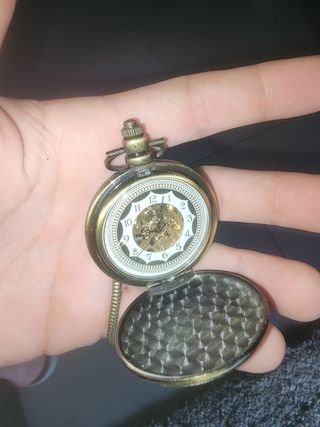 Reloj Bolsillo Dorado Antiguo
