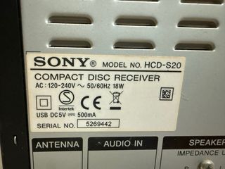 Sony CMT-SBT100 - Equipo de música