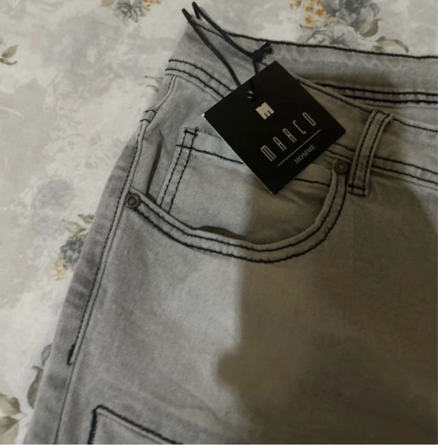 Jeans grigi moto - NUOVI