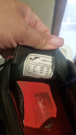 Zapatillas Joma fútbol - Negras