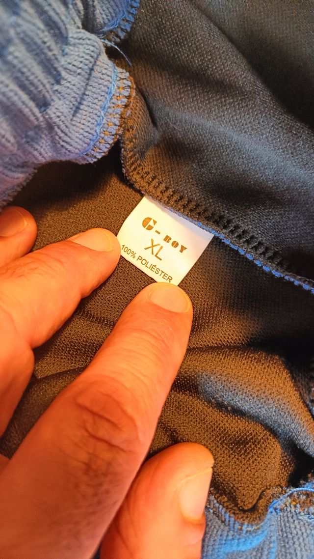 Pantalones deportivos azules XL