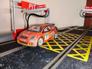 Scalextric C2 WRC: Coche Rally